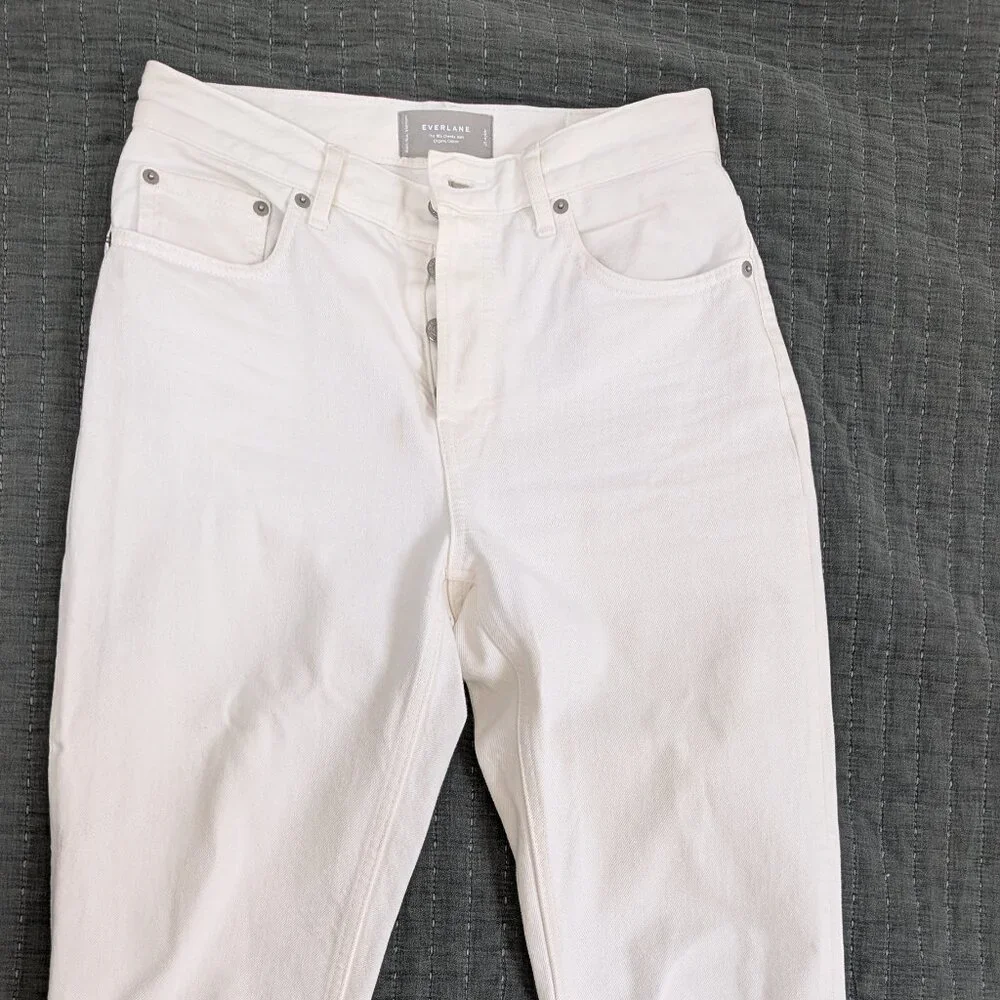 Everlane 90's Cheeky Ankle Ecru 26 - Picture 2 of 3